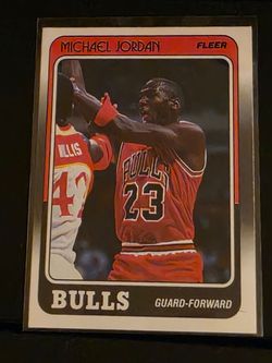 Michael Jordan 1988-89 Fleer Basketball Card #17