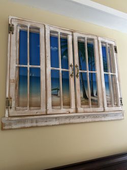 Beach artwork on canvas