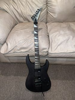 Negotiable: Rare Jackson JS Series Dinky Guitar JS30 EX with Blackwood Fingerboard Black Stained