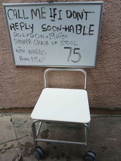 Shower chair  with wheels
