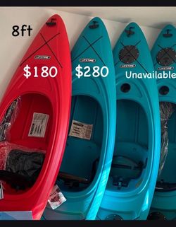🆕 8ft Lightweight Kayaks - Paddle Included