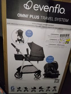 Evenflo Omni Plus Travel System with Litemax Infant Car Seat