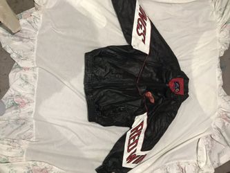 Detroit red wings Leather Jacket