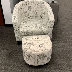 Sayko Chair & Ottoman 