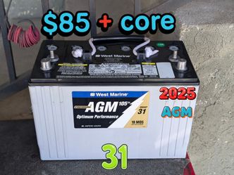 Group 31 Dual Purpose Marine AGM Battery