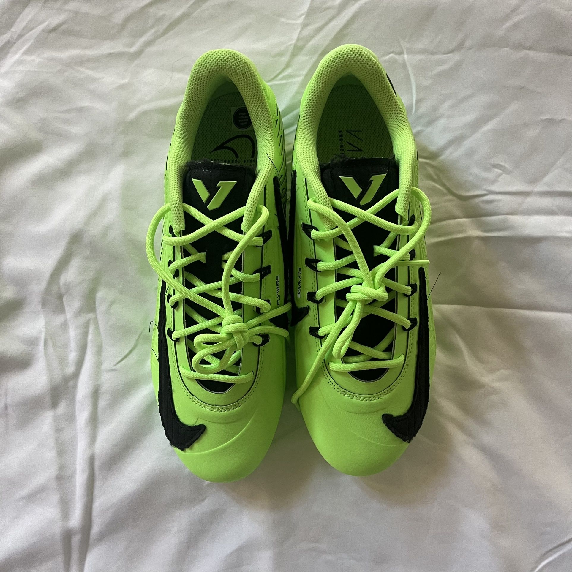 Nike Vapor Edge 360 VC Football Cleat Lime Blast Black FQ8764-300 Men Size 9 New NEW Nike Vapor Edge 360 VC Football Cleats Lime Blast Size  main image 3