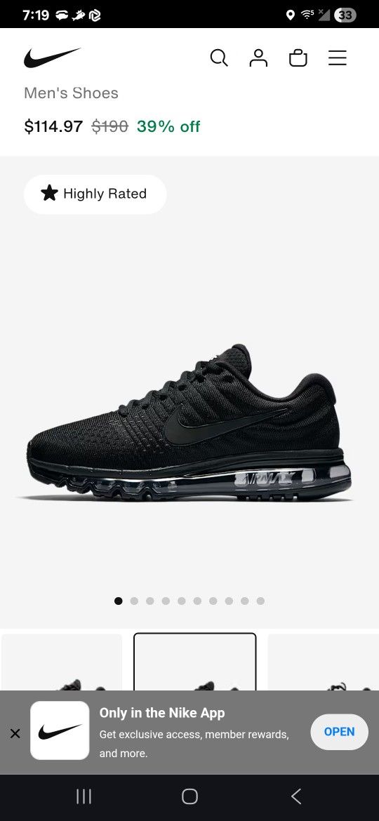 NEW NIKE AIRMAX 2017 M11