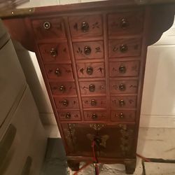 Antique cabinet for small things