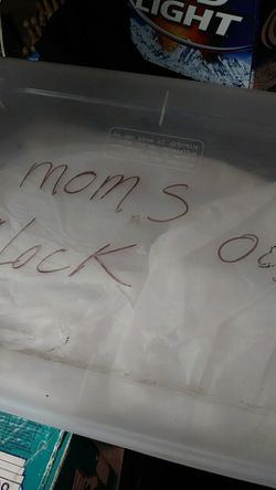 Mom's Old wall clock anniversary present.