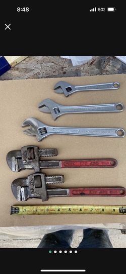 Adjustable Wrench 5pc