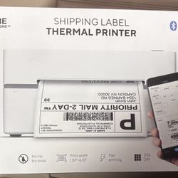 Core Innovations Bluetooth Thermal 4x6 Shipping Label Printer Bundle