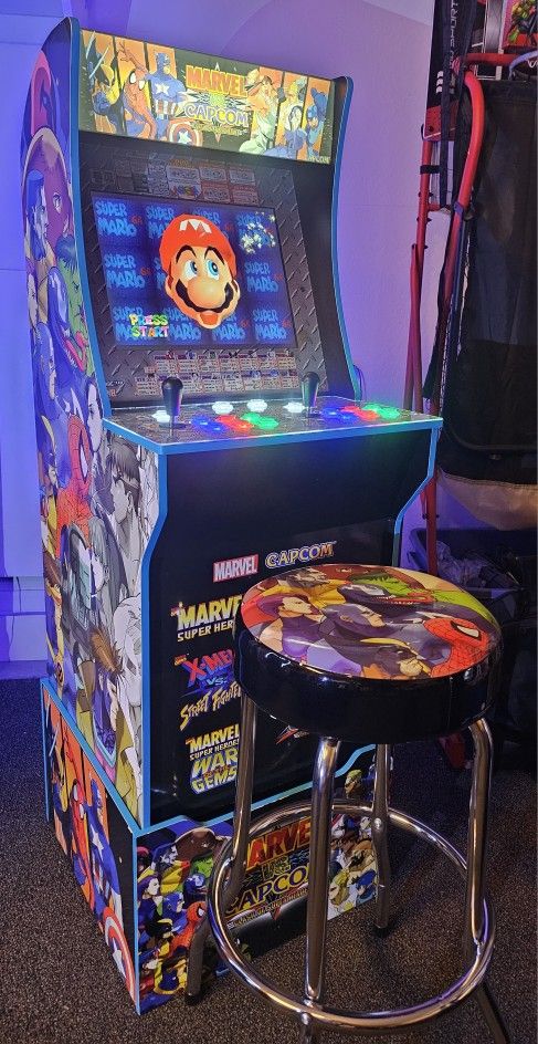 Marvel Vs Capcom Arcade1up Cabinet With Over 15,000 Retro Video Games 