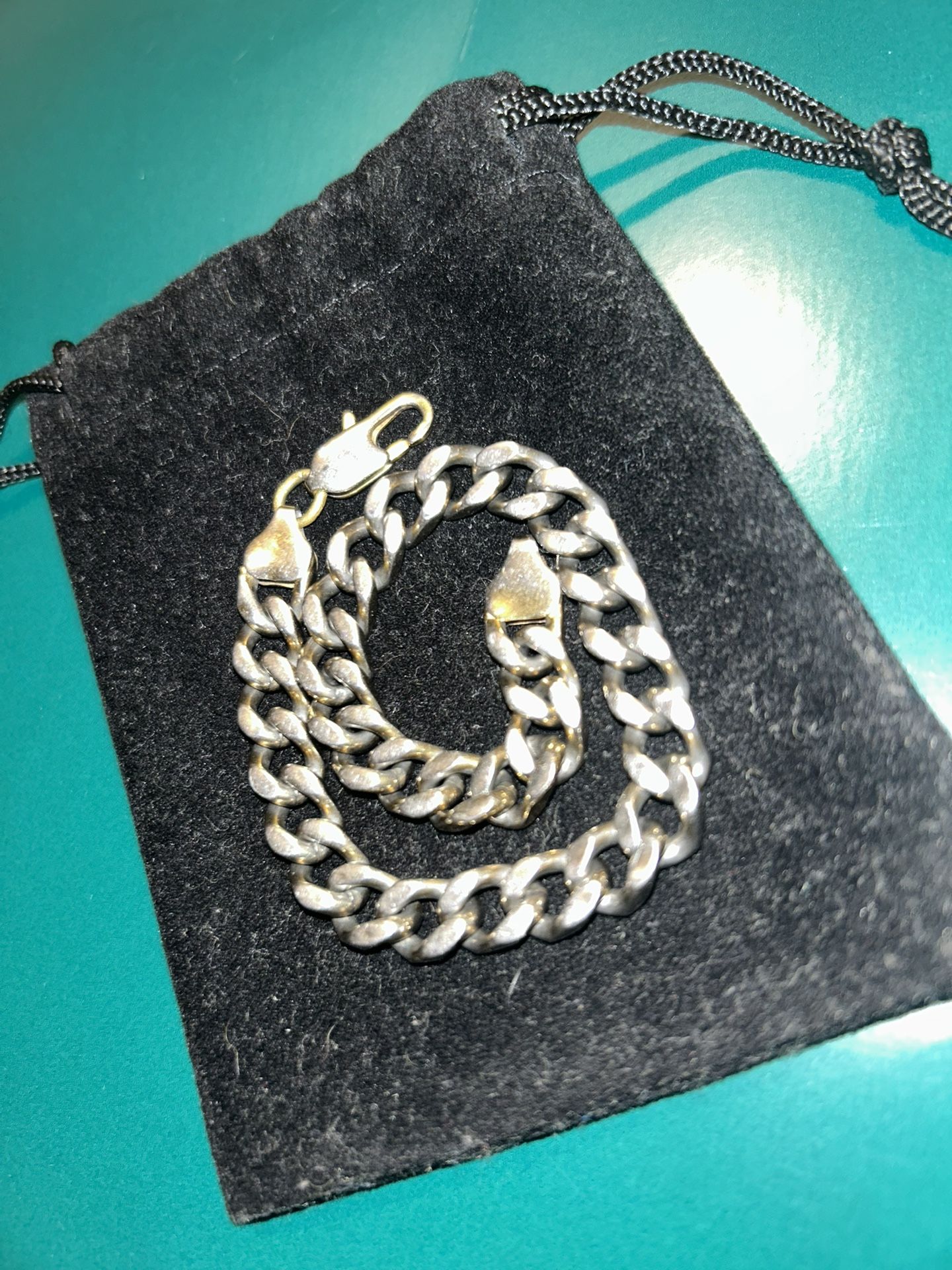 Pure Silver Cuban Bracelet
