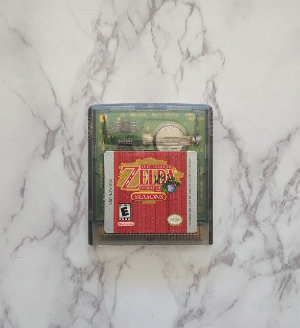 Legend Of Zelda Oracle Of Seasons For Gameboy Color TESTED & AUTHENTIC WOULD TRADE