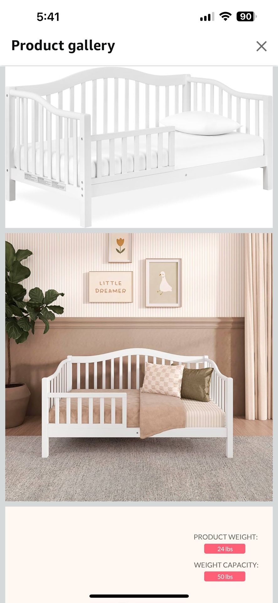 Toddler bed