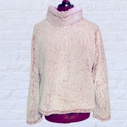 New With Tags (NWT) Lights Off Nightwear Fuzzy Cowl Neck Teddy Long Sleeve Pull Over