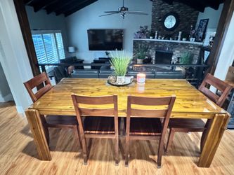 Wood table