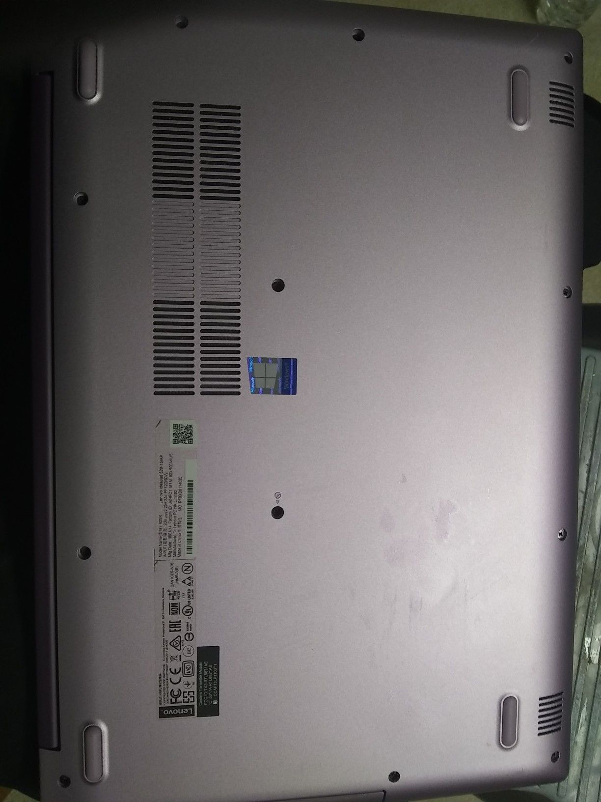 Lenovo partially used