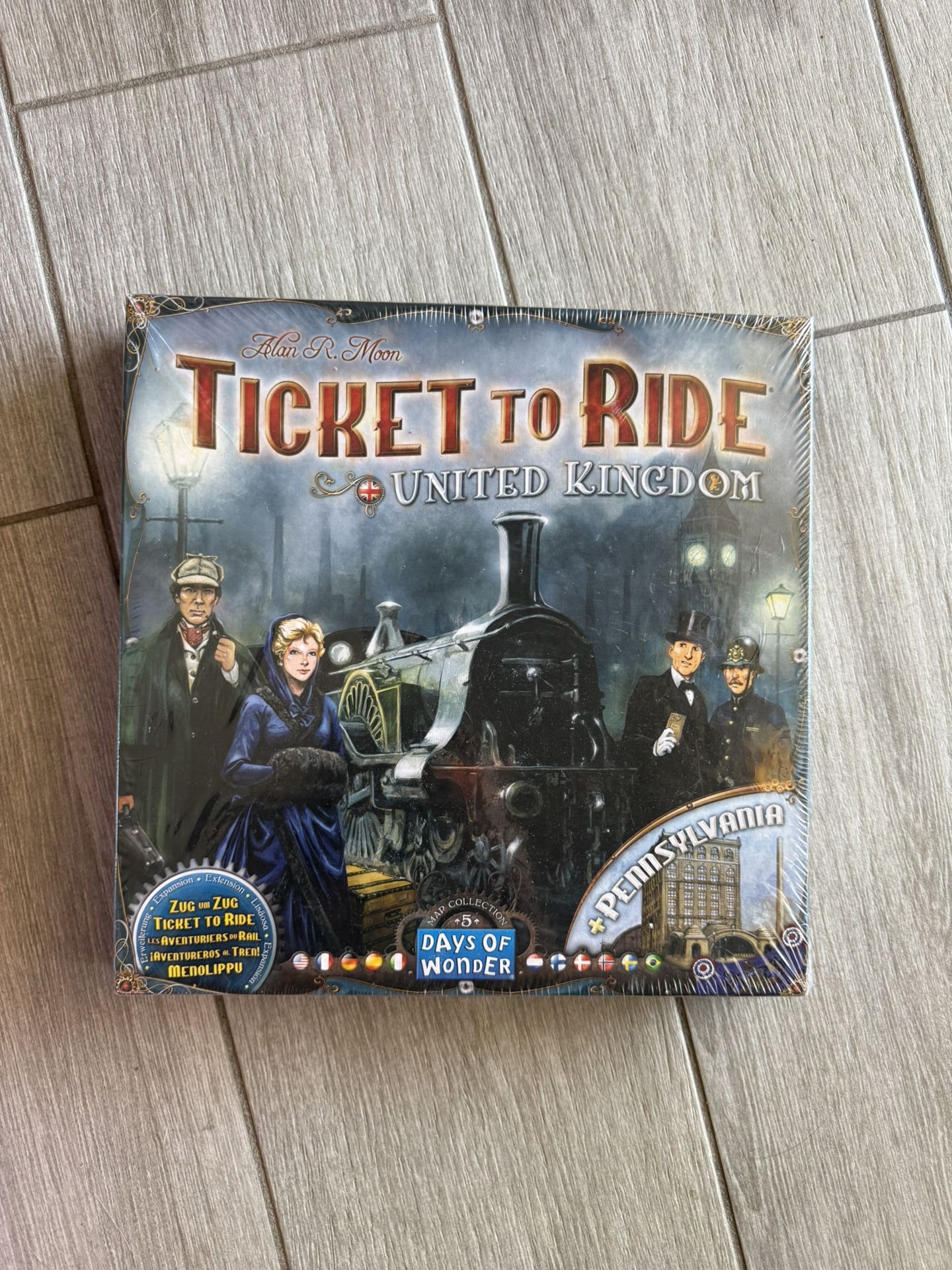 NEW. Ticket to Ride United Kingdom + Pennsylvania Board Game EXPANSION