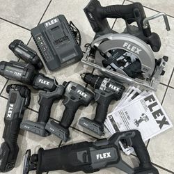 FLEX 6-Tool Brushless Power Tool Combo Kit