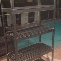 5 teir shelving organizer kitchen garage laundry closet 6ft x4ft rack rac shelf