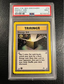 2001 P.M Neo Discovery Energy Ark 1st Edition #75 PSA 9