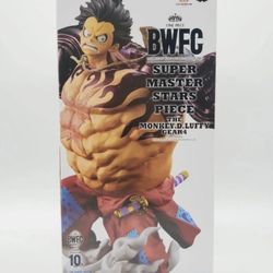 One Piece BWFG 10th Luffy Gear 4 Anime Figure The Brush Banpresto