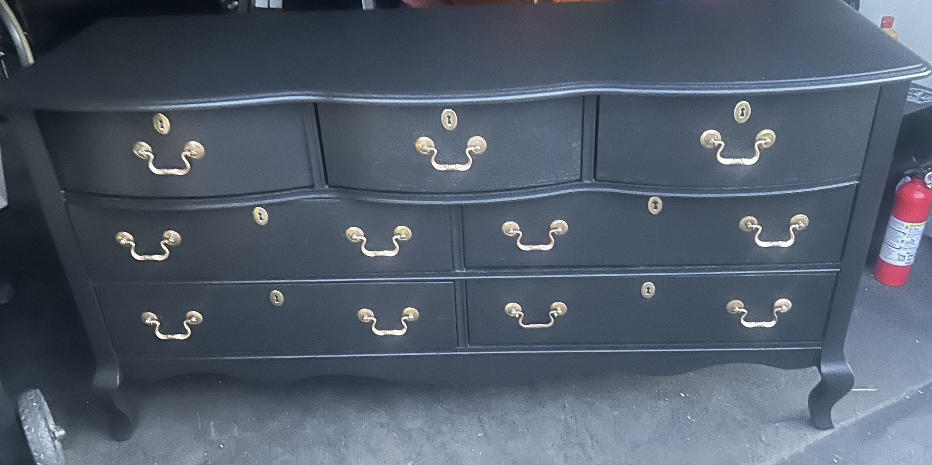 Antique Dresser Solid Wood