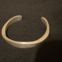 Vintage Solid SilverTone Cuff Bracelet,by Speidel USA