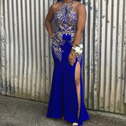 Royal blue Prom Dress 