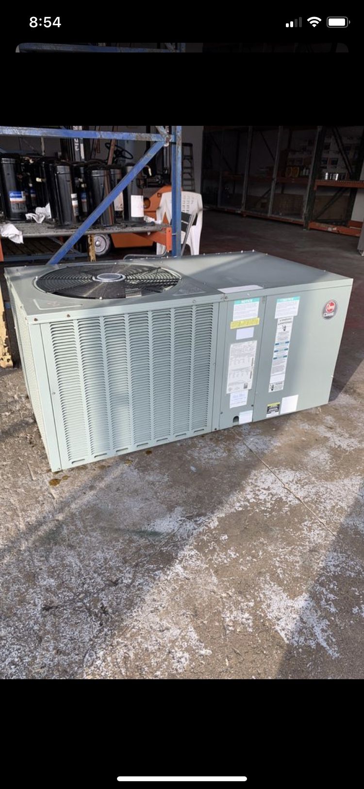 Ac package unit 3 tons installed