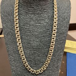 10k Gold Chino Link Chain 26inch, 11MM for A Good Price!!