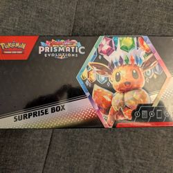 sealed new pokémon TCG scarlet and violent prismatic evolutions surprise box