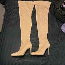 Thigh High nylon Stiletto boots 