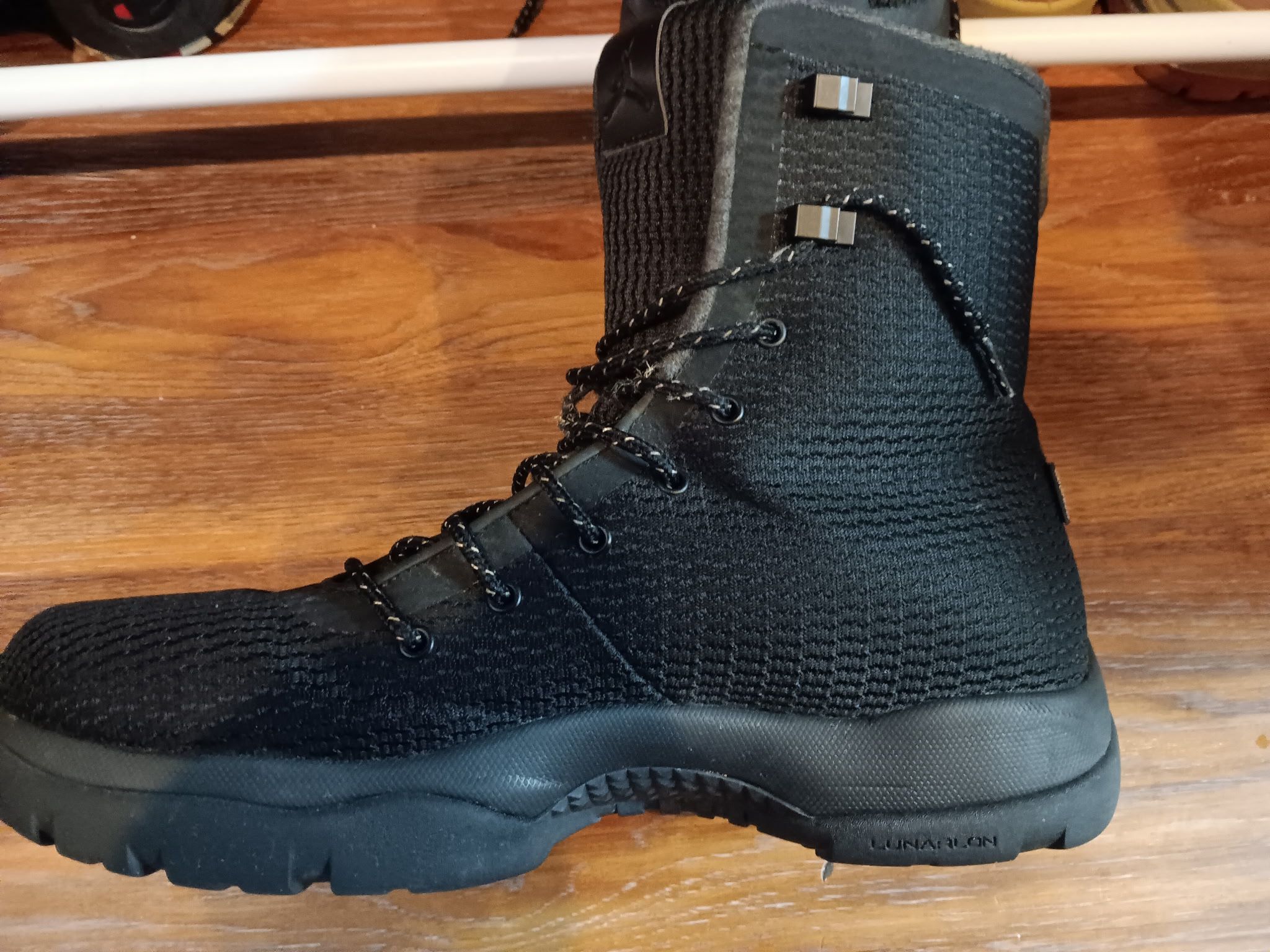 Nike Air Jordan Future Boot Sneakers Black Size 12 Water Resistant