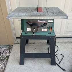 Makita 2703 10" table saw with rolling stand, Work Perfect 