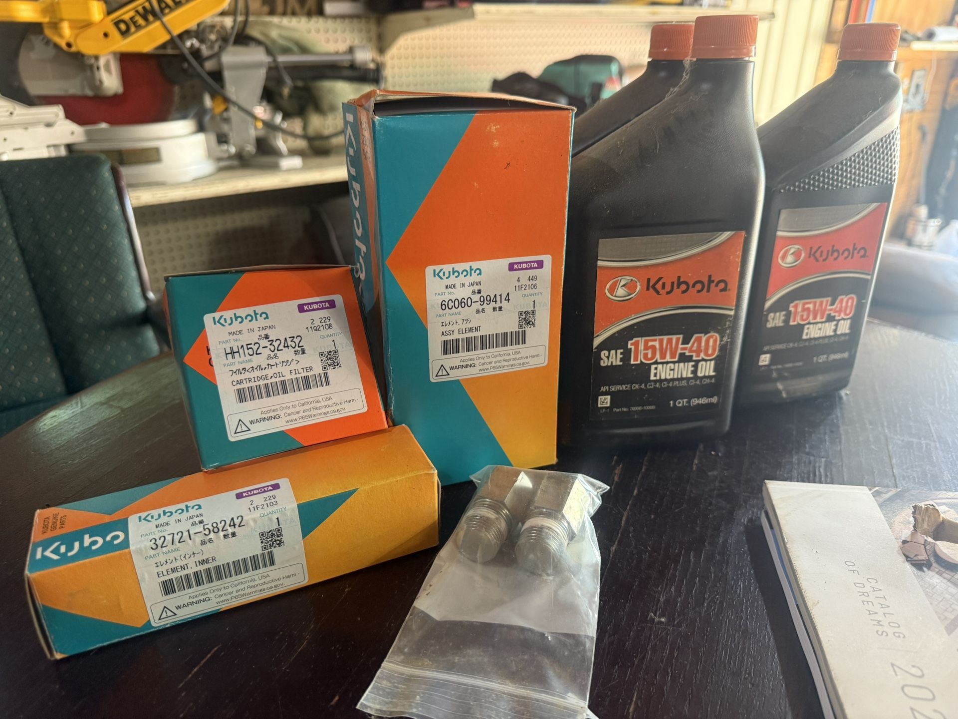 Kubota Maintenance Kit