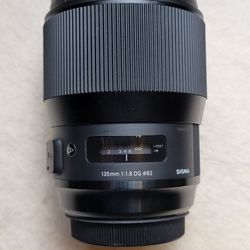 Sigma 135mm f/1.8 DG HSM Art Lens for Canon EF