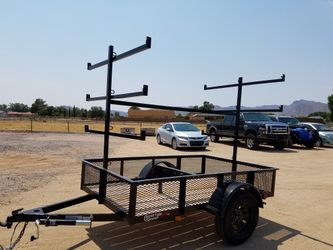 Custom kayak utility trailer