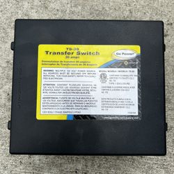 Go Power 30amp Transfer Switch 