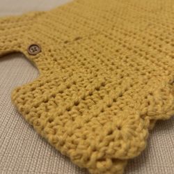Newborn-3 Mo Handmade Crocheted Dress