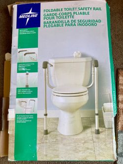 Medline foldable toilet safety rail