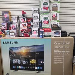 Samsung 75" Crystal UHD Tv On Payments With $49 Down To Take Home With Free Delivery 