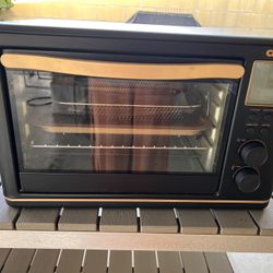 Crux Black & Gold Air fryer toaster oven