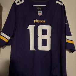 Justin Jefferson Minnesota Vikings #18 Nike Jersey Purple, Adult, Size L