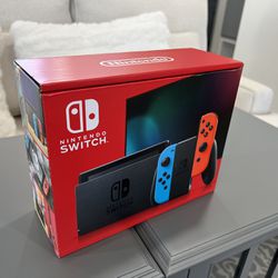 BRAND NEW Nintendo Switch System Console - New in Box - Red and blue - includes all accessories and 2 Games - Pickup minutes north of SDSU  Includes: 