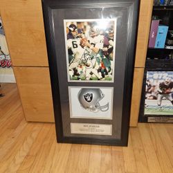 Ken Stabler Signed Shadow Box