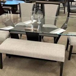 Furniture. Muebles. Dining Set W/ Bench. Ask For The Price