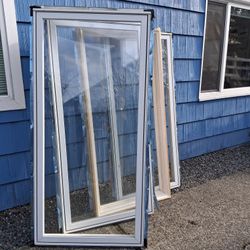3- Wood Windows 35x72 