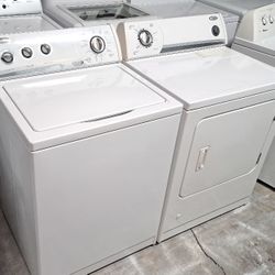 Whirlpool Washer And Gas Dryer/Lavadora Y Secadora Heavy Duty, 60 Days Warranty, "Free Delivery Local Gratis "